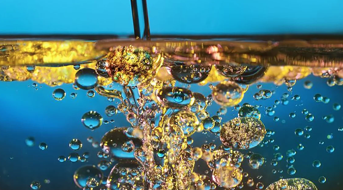 Oil water interface